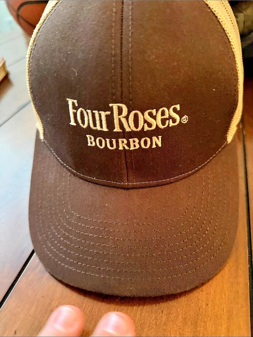 Four Roses Bourbon Brown Mesh Snapback Trucker Hat